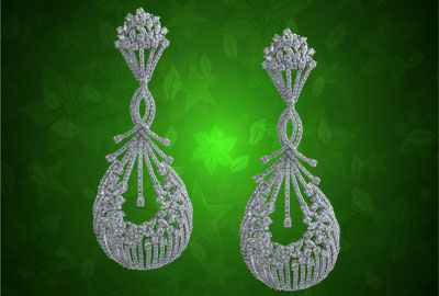 Diamond Earring Sets From TBZ Jewellery - Jewellery Designs