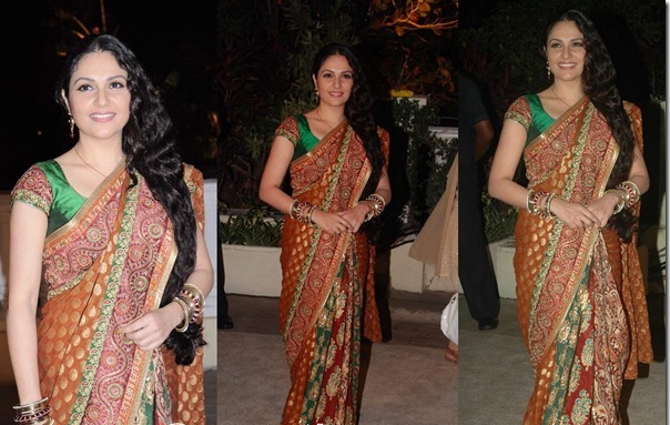 Gracy Singh in Bridal Saree Bollywood and South Indian actress Gracy Singh 