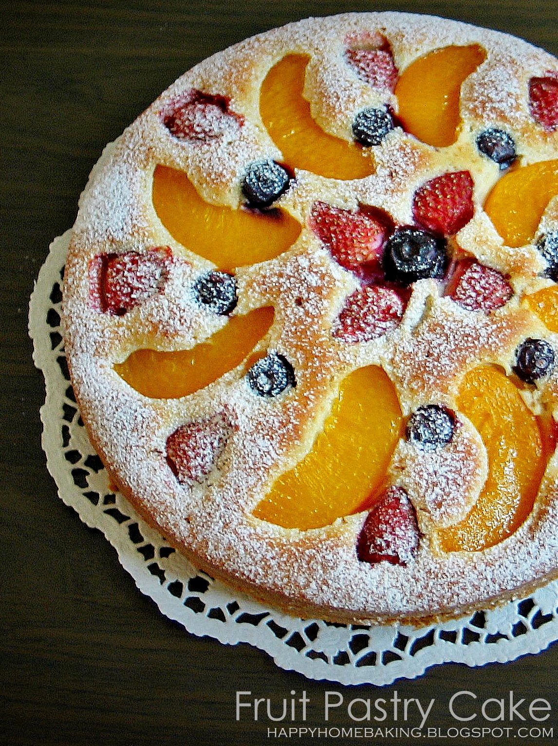 Happy Home Baking Fruit Pastry Cake