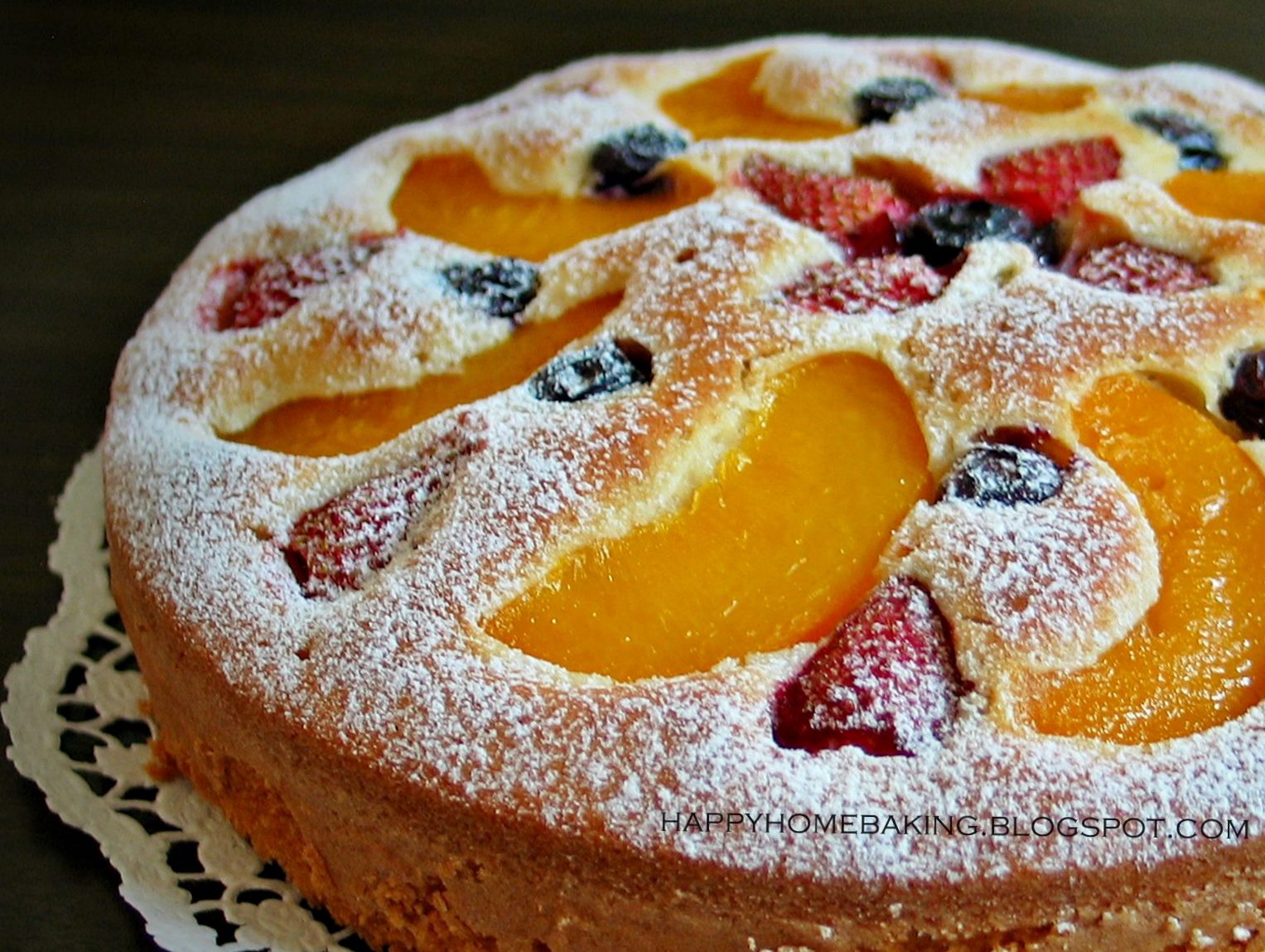 Happy Home Baking Fruit Pastry Cake