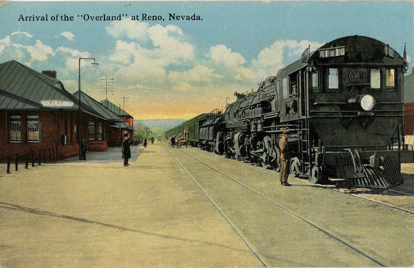 The National Railroad Postcard Museum The Overland Limited