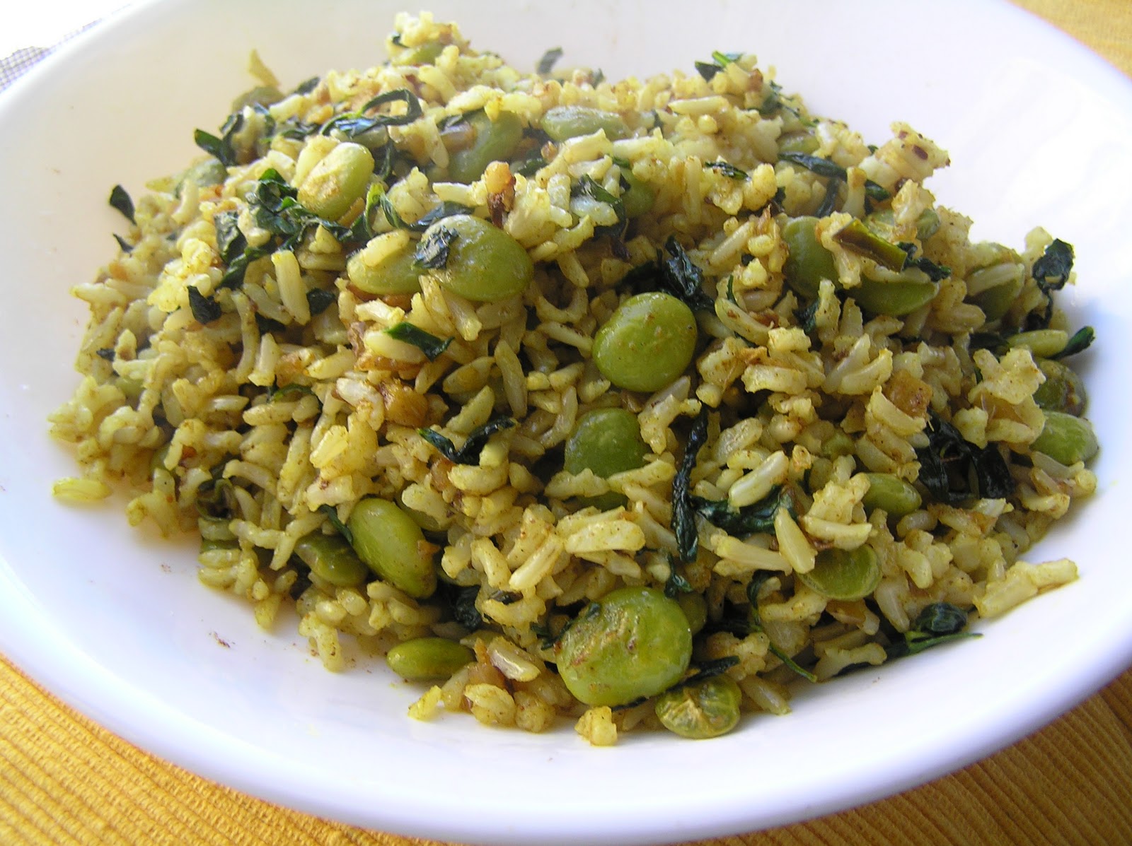 The Melting Pot Methi & Lima Beans Rice