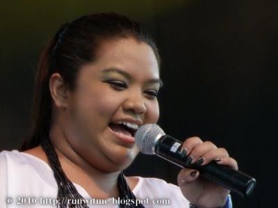 RUNNING WITH PASSION: Dina (Malaysian Idol Runner Up) @ Petronas Pit Pulse