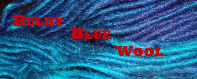 Bulky Blue Wool