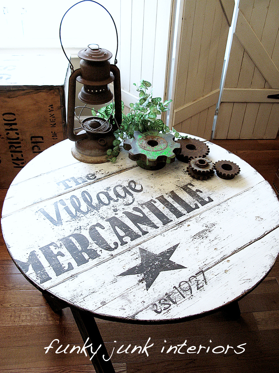 How to make a table top sign with a storyFunky Junk Interiors