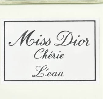 Bella LoLita: Miss Dior Chérie L'eau, 50ml.