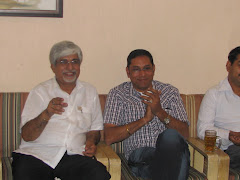 Mr.Joon and Mr. Goswamy enjoying the moments