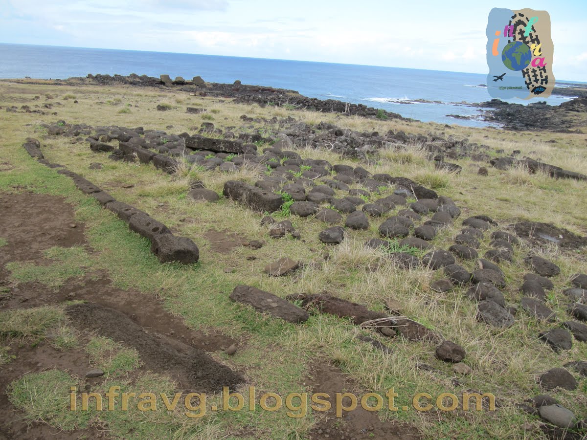 Isla de Pascua: Ahu Akahanga. - Chile 2010 (1)