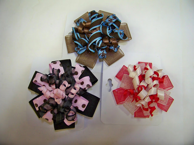 Flower Bows with Corkscrews $6.00