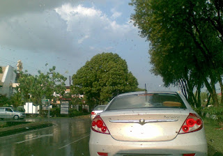 On the way home One the way home one rainy evening along Jalan Laksamana Cheng Ho