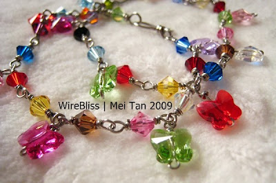 wire wrapped bracelet wire wrapped sparkly crystal bracelets