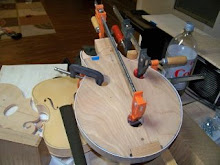 Mandolin Being Camped and Glued