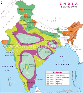 india map seismiczone