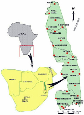 Kruger National Park Location Map