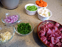 vegetable beef and noodle soup