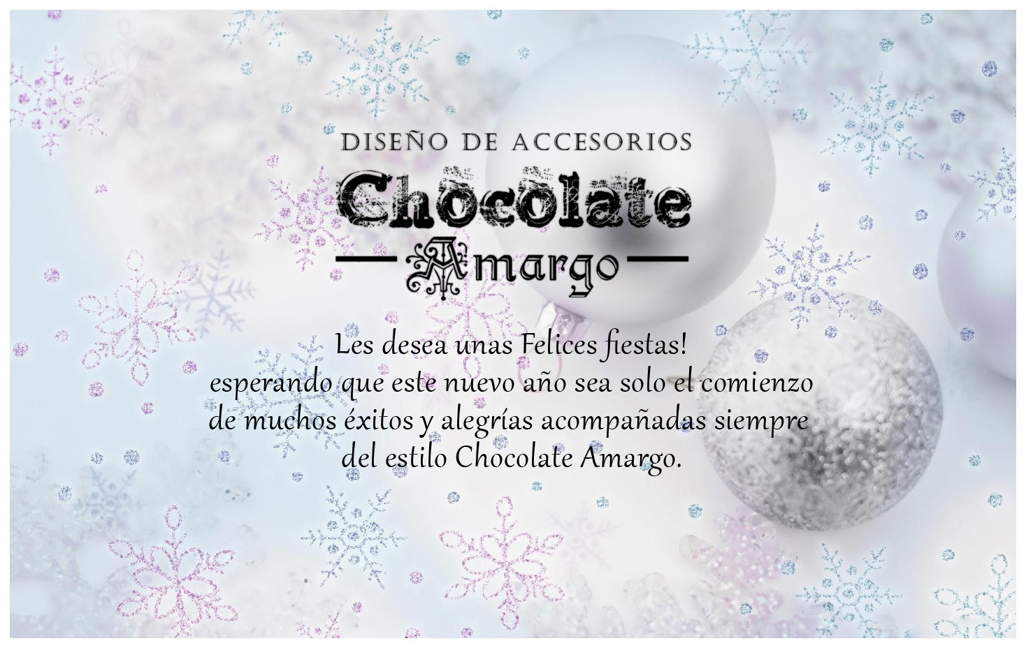 CHOCOLATE AMARGO: diciembre 2010