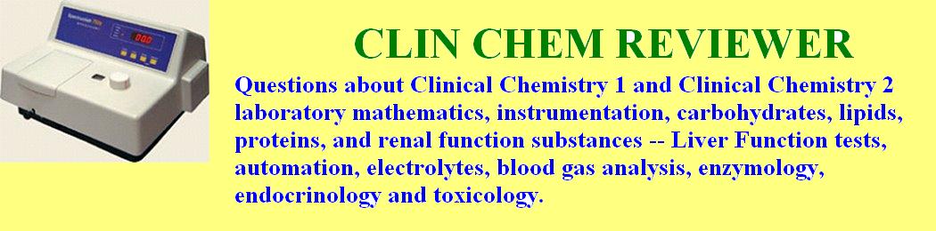 Clinical Chemistry Reviewer