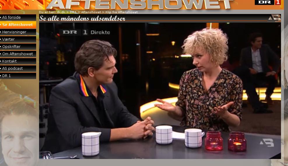 Det finurlige hjørne! Aftenshowet på DR1 tirsdag aften.