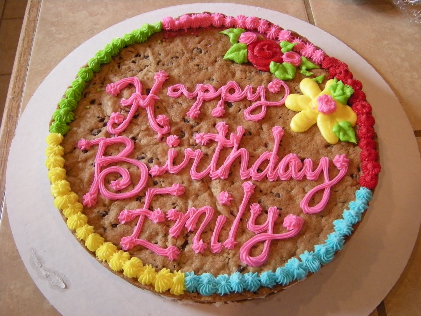 Sweetbakes double decker cookie cake