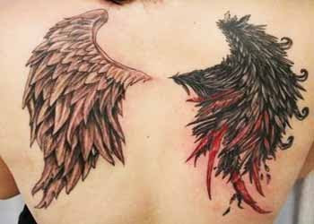 angel devil tattoo images