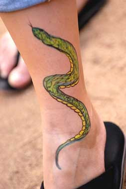 picture of snake tattoo