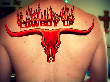 Cowboy Las Vegas Tattoo Design