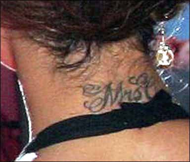 Artistic Design Tattoo Cheryl Cole