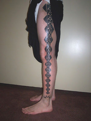 picture of 3D hawaii tattoo