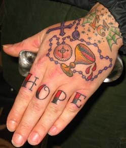 image of Rosary Tattoo