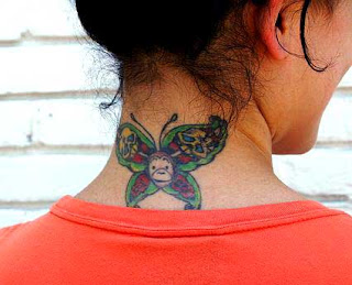 real butterfly tribal tattoos art designs for girls