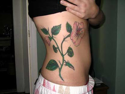 Orchid flower tattoos are also famous amongst the various Hawaiian tattoo