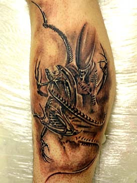 alien tattoo images