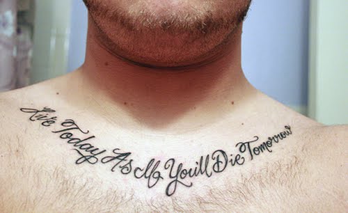 So show off your collar bone tattoos by choosing some great design that 