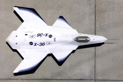 El X-36 y su extraña geometría sin deriva vertical