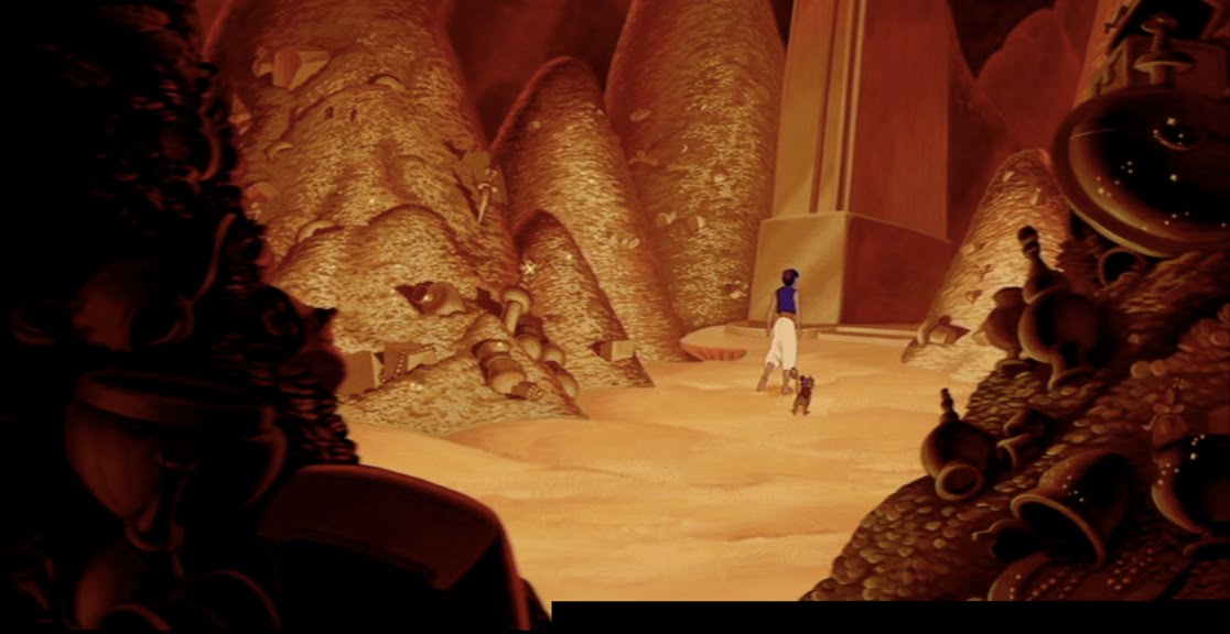 Aladdin Escape From The Cave Of Wonders Animation Backgrounds: Aladdin's CAVE OF WONDERS!