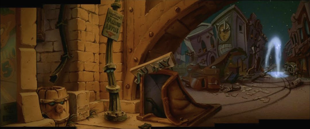Animation Backgrounds: WHO FRAMED ROGER RABBIT?