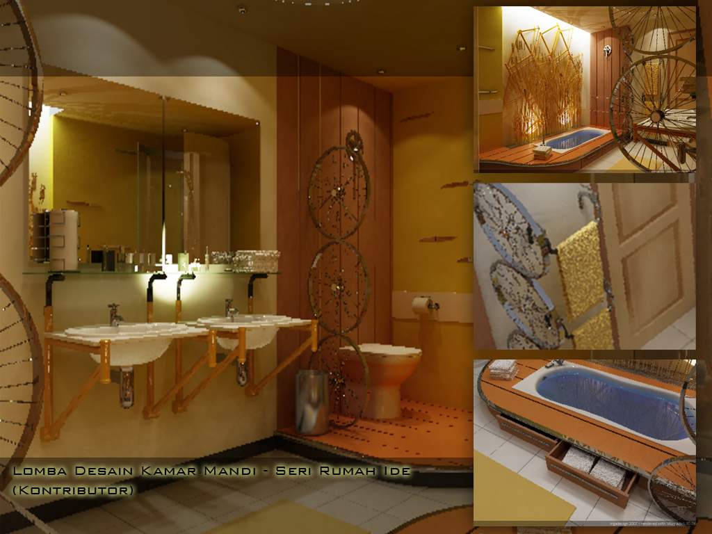 home design and interior desain kamar mandi