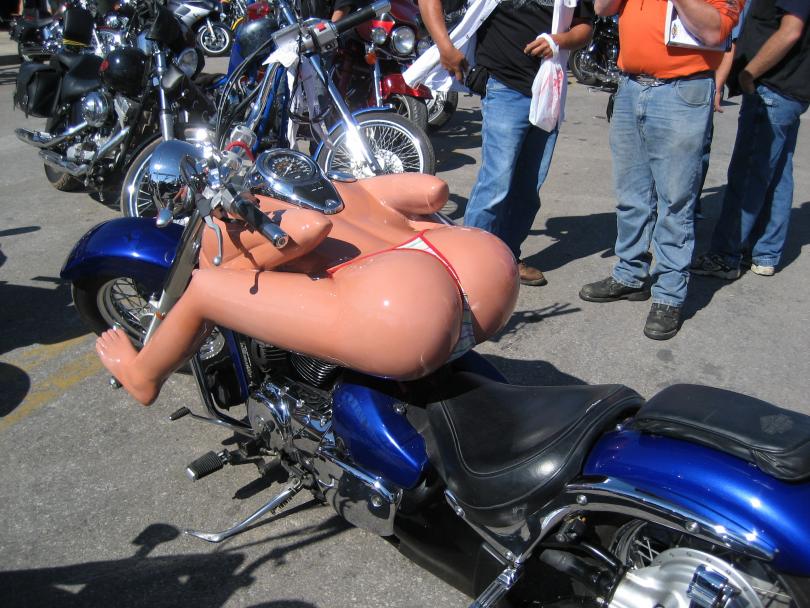 Ass Hanging Out At Bike Week 118