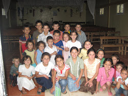 ..kids at a Saturday afternoon catechism class in Ocotepeque...