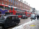 London in the snow!
