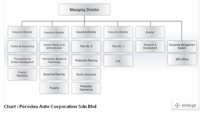Perodua kenari: Corporate Structure