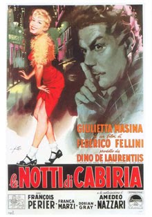 Giulietta Massina, la tercera Diva del ciclo, en "Las noches de Cabiria"