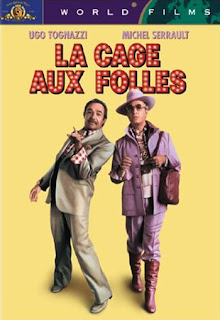 Ugo Tognazzi and Michel Serrault on the poster of La Cage aux Folles