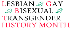 The First LGBT History Month Logo