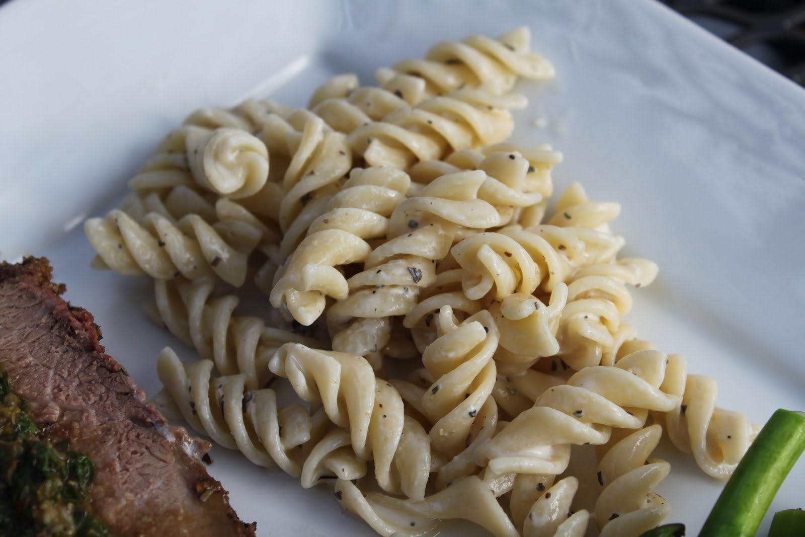 Erin's Eatery Pasta with Herbed Goat Cheese