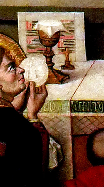 Inter vestibulum et altare La Misa de san Gregorio del Museo Lázaro