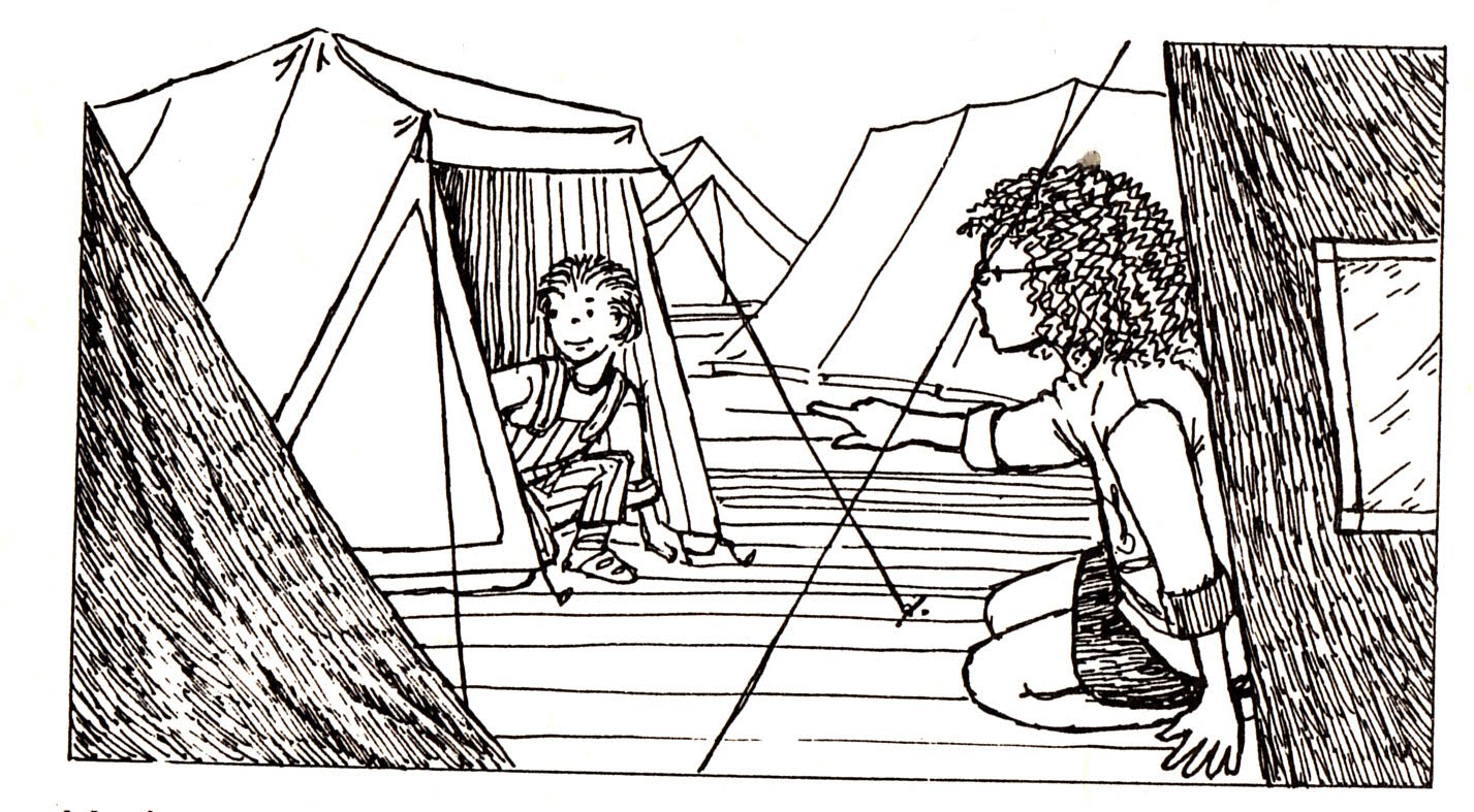 kampeeren, mijn verzameling (oude) kampeerboeken: De oude caravan