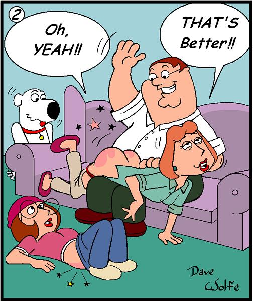 Lois Griffin Spanked.
