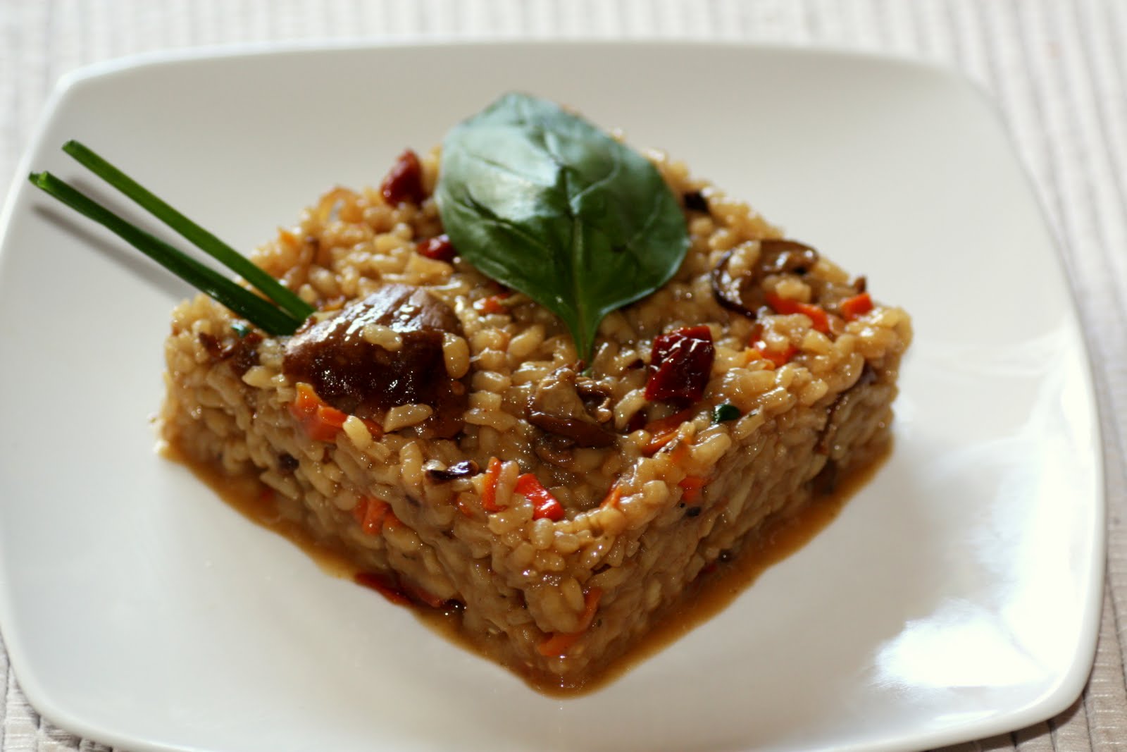 Risotto de Hongos y tomate seco receta paso a paso