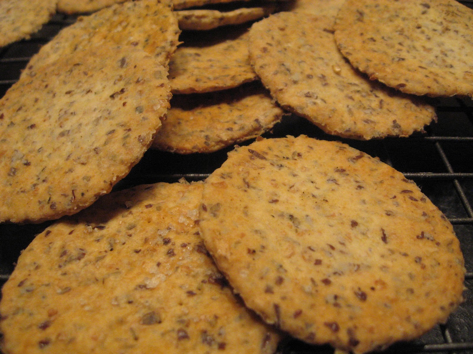Domestic Bliss Flaxseed & Onion Crackers